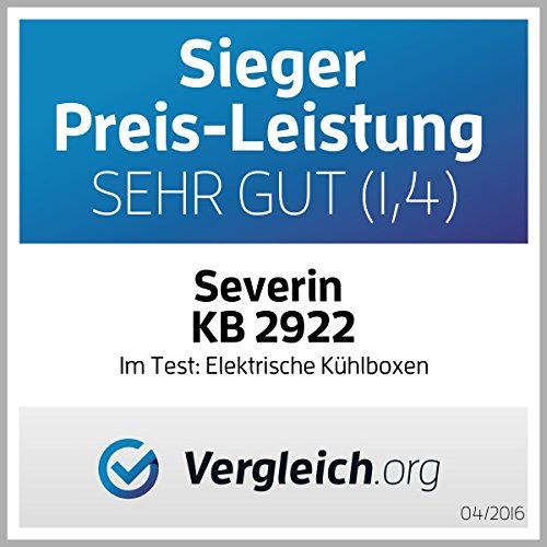  [아마존 핫딜]  [아마존핫딜]SEVERIN Elektrische Kuehlbox mit Kuehl- und Warmhaltefunktion, 20 L, Inkl. 2 Anschluesse: 220-240V/12V DC, KB 2922, Gruen-Grau