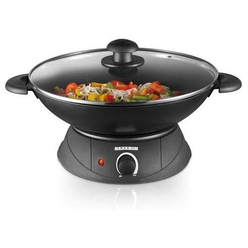  SEVERIN Severin WO 24423.6LFondues, gourmets & Woks (1500W, Black)