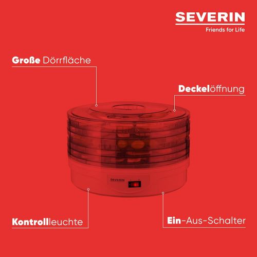  Severin SEVERIN OD 2940 Doerrautomat mit 5 stapelbaren Aufsatzen (250 W)
