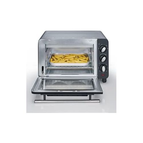  SEVERIN TO 2064 Back- und Toastofen (1.200 W, Inkl. Grillrost und Backblech, 14 L) silber /schwarz