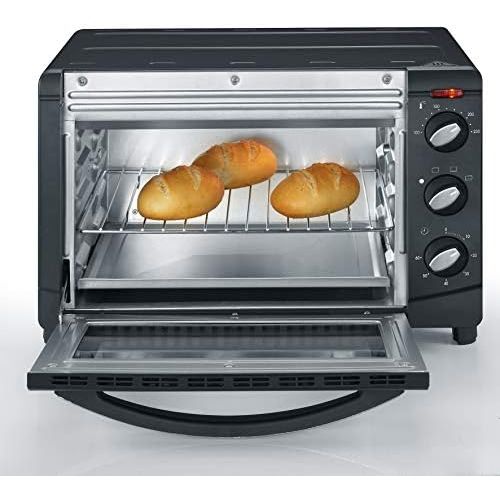  Severin SEVERIN TO 2060 Back- und Toastofen (1.500 W, Inkl. Grillrost und Backblech, 20 L) silber /schwarz