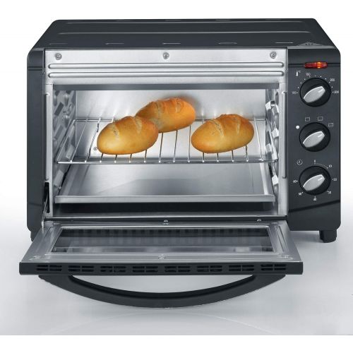  Severin SEVERIN TO 2060 Back- und Toastofen (1.500 W, Inkl. Grillrost und Backblech, 20 L) silber /schwarz