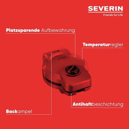  SEVERIN HA 2082 Hoernchenautomat (890 W, mit Antihaftbeschichtung)