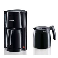 SEVERIN KA 9234 Kaffeemaschine (Fuer gemahlenen Filterkaffee, 8 Tassen, Inkl. 2 Thermokannen) schwarz