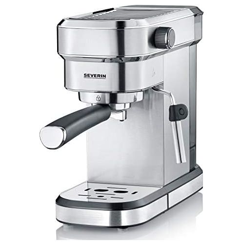  SEVERIN Espresa KA 5994 Espressomaschine (ca. 1350 W, massiver und professioneller Siebtrager (Gewicht ca. 450 g) einstellbare Temperatur und speicherbare Tassenfuellmenge)