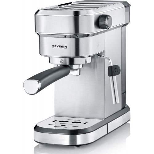  SEVERIN Espresa KA 5994 Espressomaschine (ca. 1350 W, massiver und professioneller Siebtrager (Gewicht ca. 450 g) einstellbare Temperatur und speicherbare Tassenfuellmenge)