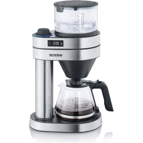  SEVERIN KA 5760 Filterkaffeemaschine Caprice“, 1450, 1 Liter, Edelstahl-gebuerstet/schwarz-matt