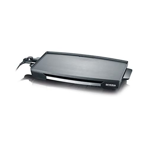  SEVERIN KG 2397 Tischgrill (2.200 W, Antihaftbeschichtete XXL-Grillflache) edelstahl/schwarz