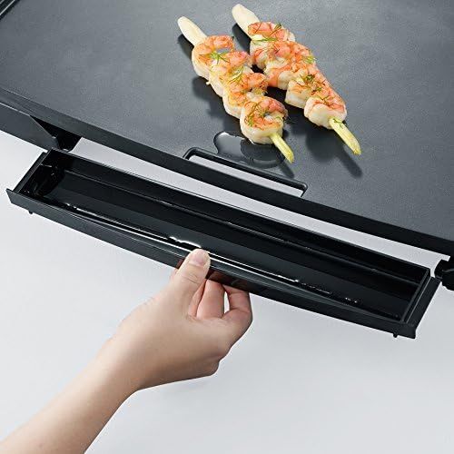  SEVERIN KG 2397 Tischgrill (2.200 W, Antihaftbeschichtete XXL-Grillflache) edelstahl/schwarz