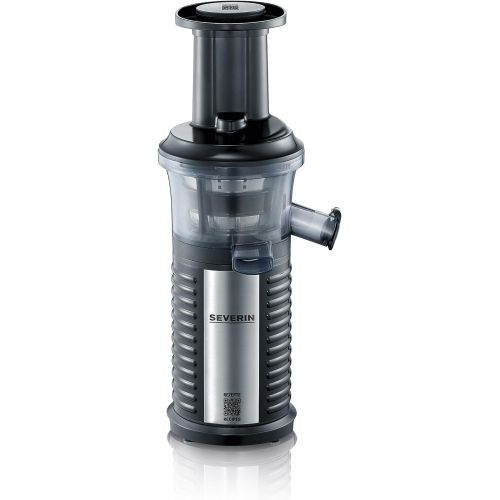  SEVERIN ES 3569 Slow Juicer (150 W, Inkl. Frozen-Fruits-Aufsatz) schwarz/edelstahl