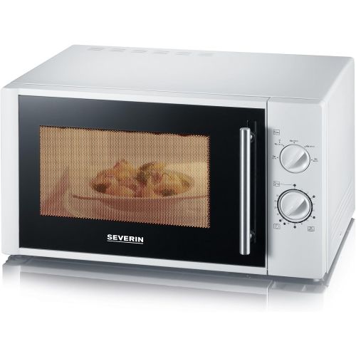  SEVERIN MW 7873 Mikrowelle (900W, Inkl. Drehteller, Ø 24,5 cm, mit Timerfunktion) weiss