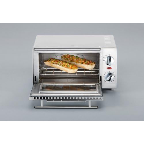  SEVERIN TO 2054 Back- und Toastofen (800 W, Inkl. Grillrost und Backblech, 9 L) weiss