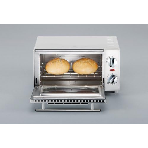  SEVERIN TO 2054 Back- und Toastofen (800 W, Inkl. Grillrost und Backblech, 9 L) weiss