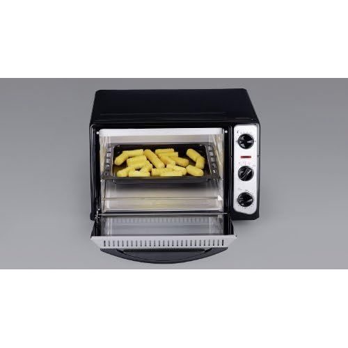  SEVERIN TO 2034 Back- und Toastofen (1.500 W, Inkl. Grillrost und Backblech, 20 L) silber /schwarz