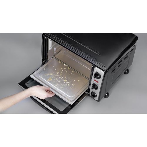  SEVERIN TO 2034 Back- und Toastofen (1.500 W, Inkl. Grillrost und Backblech, 20 L) silber /schwarz