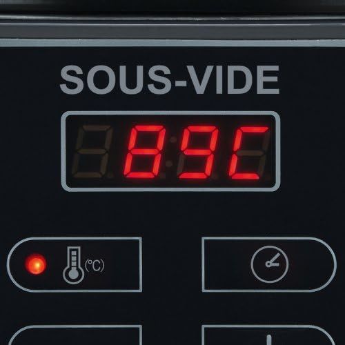  SEVERIN SV 2447 Sous-Vide Garer (6 L Fassungsvermoegen, Timer) edelstahl/schwarz