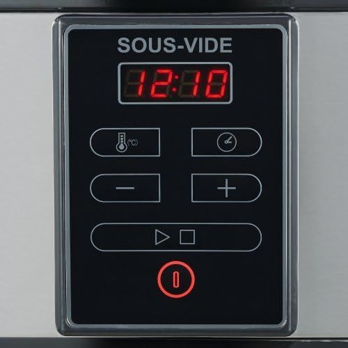  SEVERIN SV 2447 Sous-Vide Garer (6 L Fassungsvermoegen, Timer) edelstahl/schwarz