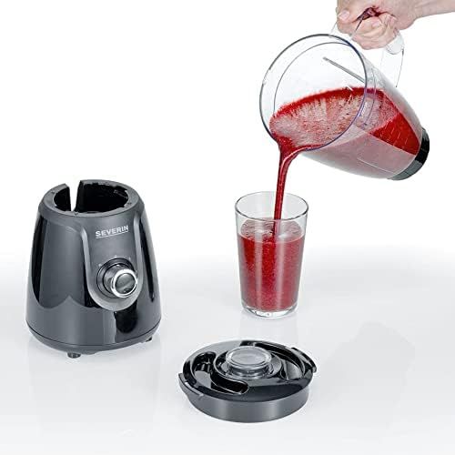  [아마존베스트]SEVERIN Stand mixer with removable mixing container, 1.5 L, approx. 600 W, SM 3707, black