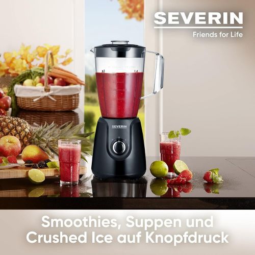  [아마존베스트]SEVERIN Stand mixer with removable mixing container, 1.5 L, approx. 600 W, SM 3707, black