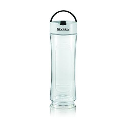  [아마존베스트]SEVERIN Multimixer SM 3737 with Smoothie Mix & Go (Includes 1 Litre Mixing Container and 600 ml Drinking Cup with Lid, Approx. 500 W) Stainless Steel/Black & ZB 9056 Replacement Dr