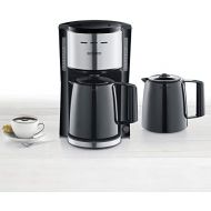 [아마존베스트]SEVERIN KA 9253 Filter Coffee Machine with 2 Thermal Jugs, Approx. 1,000 W, up to 8 Cups, Swivel Filter 1 x 4 with Drip Closure, Automatic Shut-Off, Brewing Lid