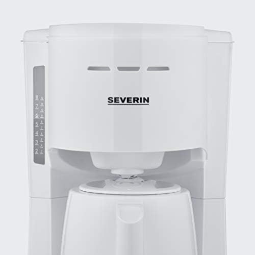  [아마존베스트]SEVERIN KA 9256 Filter Coffee Machine with 2 Thermal Jugs, Approx. 1,000 W, up to 8 Cups, Swivel Filter 1 x 4 with Drip Closure, Automatic Shut-Off, Brewing Lid