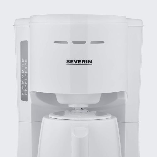  [아마존베스트]SEVERIN KA 9256 Filter Coffee Machine with 2 Thermal Jugs, Approx. 1,000 W, up to 8 Cups, Swivel Filter 1 x 4 with Drip Closure, Automatic Shut-Off, Brewing Lid