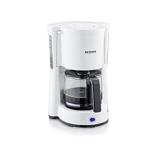  [아마존베스트]SEVERIN 4816-000 KA 4816 Drip Coffee Maker Type 1000 Plastic 1.25 Litres White