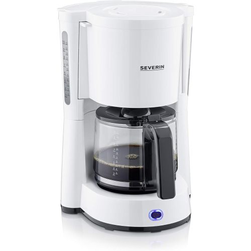  [아마존베스트]SEVERIN 4816-000 KA 4816 Drip Coffee Maker Type 1000 Plastic 1.25 Litres White