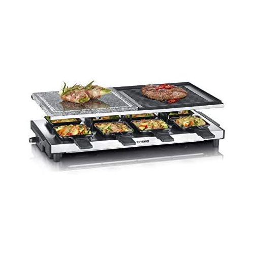  [아마존베스트]Severin RG raclette with natural grill stone and grill plate