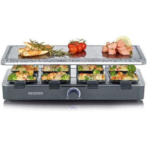  [아마존베스트]Severin Raclette Party Grill with Natural Grill Stone