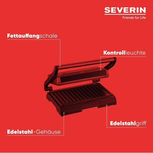 [아마존베스트]Severin 800W multifunctional compact grill, 0