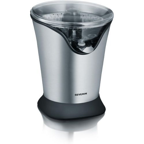  [아마존베스트]Severin CP 3534Citrus Press, Brushed Stainless Steel/Black