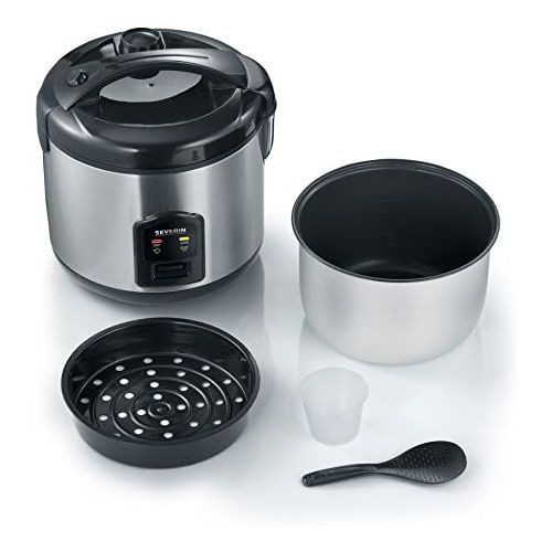  [아마존베스트]SEVERIN RK 2425 rice cooker with cooking and keeping warm function (650 W, including measuring cup and rice spoon)