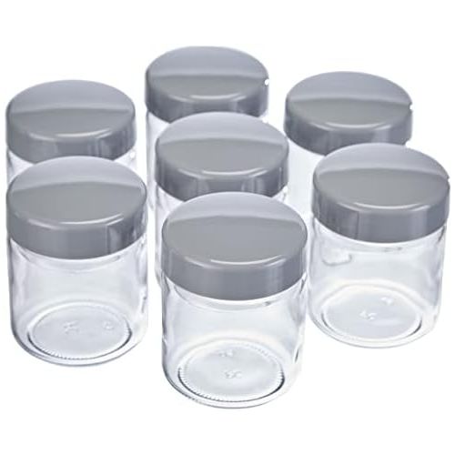  [아마존베스트]gs1 data protected company 4008146000003 EG 3513 Replacement Glasses for Yoghurt Maker, 150 ml, Glass/Grey