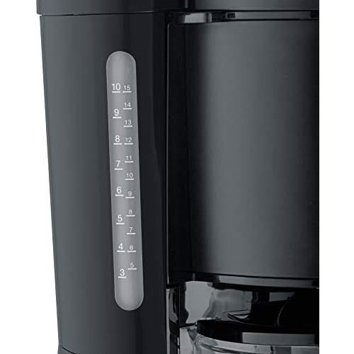  [아마존베스트]SEVERIN KA 9554 Coffee Machine Type 1000 Stainless Steel 1.25 Litres Matte Black