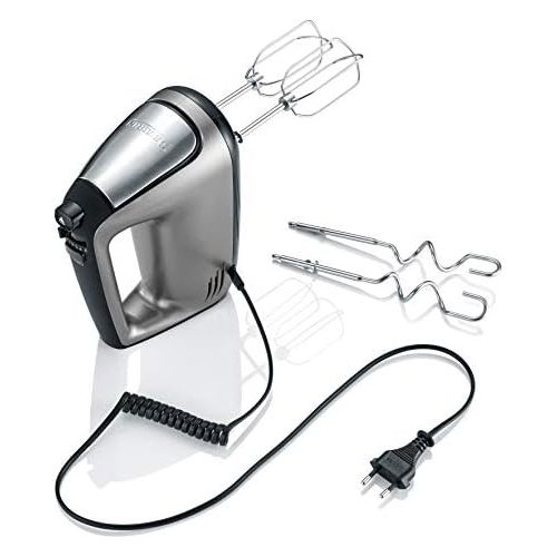  SEVERIN Hand Mixer with Spiral Cable, Approx. 400 W, HM 3830, 28.5, Stainless steel