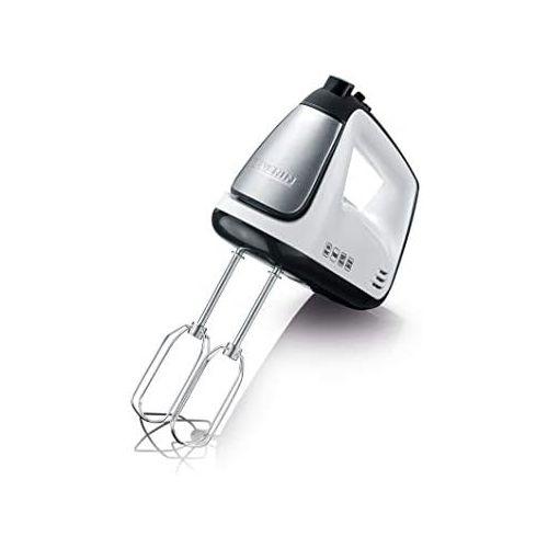  SEVERIN Hand Mixer with Spiral Cable, Approx. 400 W, HM 3830, 28.5, Stainless steel / white