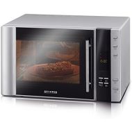 [아마존베스트]SEVERIN MW 7825 Microwave 900 W 30 L Hot Air Function Grill Silver