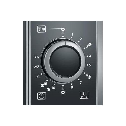  [아마존베스트]SEVERIN MW 7862 Microwave (700W, Including Turntable (diameter 24.5 cm) with timer function) silver/black