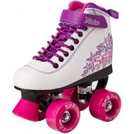 SFR Vision II Rollschuhe Disco Roller Kinder weiss-pink-Purple Madchen