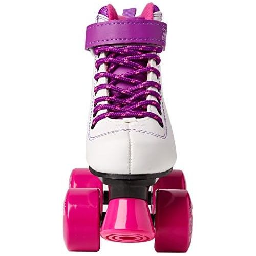  SFR Vision II Disco Roller Skates White/Pink/Purple for Girls