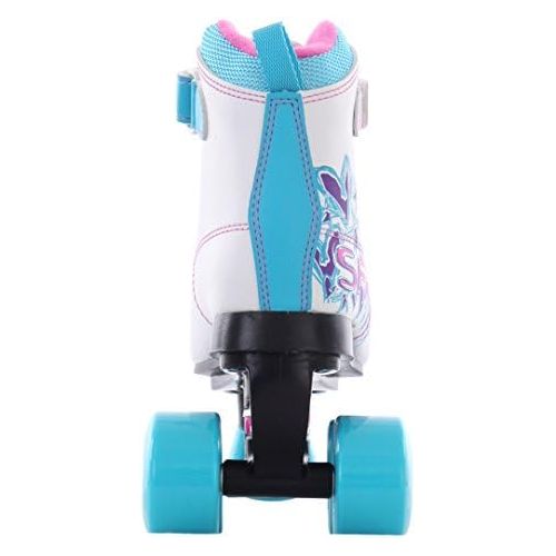  SFR Vision II Disco Roller Skates Childrens White/Blue/Pink