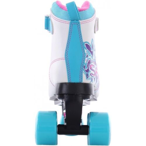  SFR Vision II Disco Roller Skates Childrens White/Blue/Pink