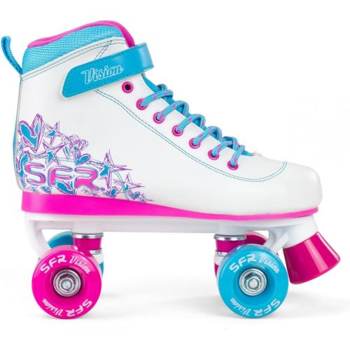  SFR VISION II PLUS Kinder Rollschuh Rollerskates Skates Madchen Frauen Rollen Inliner pink weiss lila mint silber silver