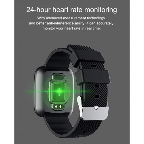  SFTRANS Smart Watch,Bluetooth 4.0 Waterproof Smart Bracelet with 1.3Color IPS Screen,Heart Rate Monitor, Pedometer, Sport Activity Fitness Tracker for iPhone Xs max/XS/XR/X/8/7/6,Ipad,Sams