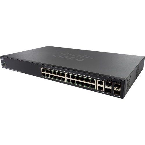  Cisco Systems SG350X-24P-K9-NA Sg350x 24 Port Stackable Swtch