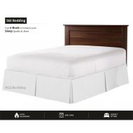 SGI bedding 550 TC Egyptian Cotton Bedding 1X Bed Skirt 23 Inch Drop Queen (60X80) White Solid