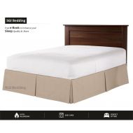 SGI bedding 550 TC Egyptian cotton Bedding 1X Bed Skirt 14 Inch Drop Queen (60X80) Taupe Solid
