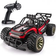 [아마존 핫딜] SGILE Remote Control Car with 2 Battery, Gift for 6-12 Years Old Kids, 1:16 15KM/H RC Drift Race Crawler Car Toy, Red